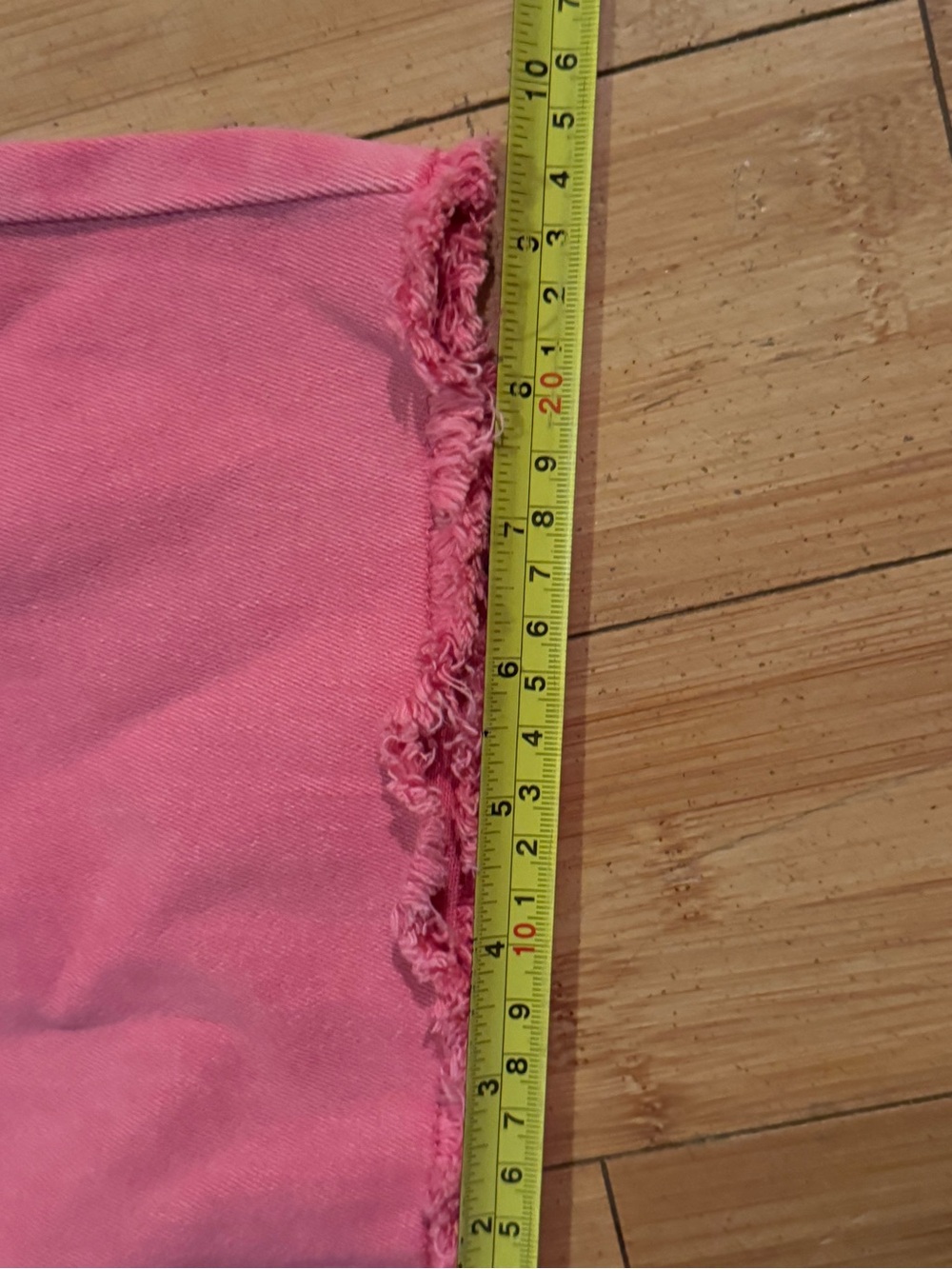 Zenana Coral Pink Frayed Hem Jeans - Picture 8 of 8